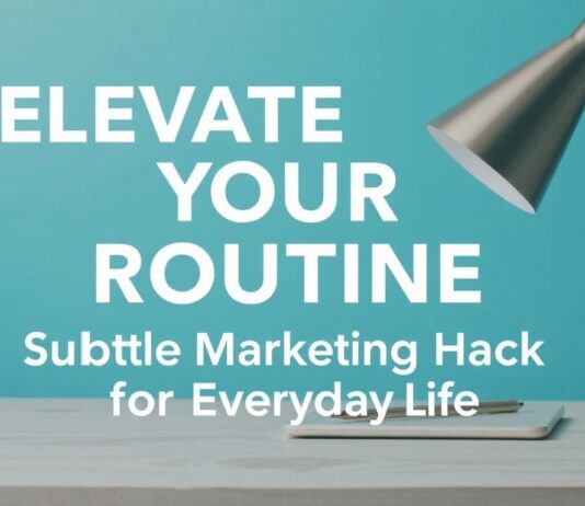 Elevate Your Routine: Subtle Marketing Hacks for Daily Life Elevate Your Routine: Subtle Marketing Hacks for Everyday Life