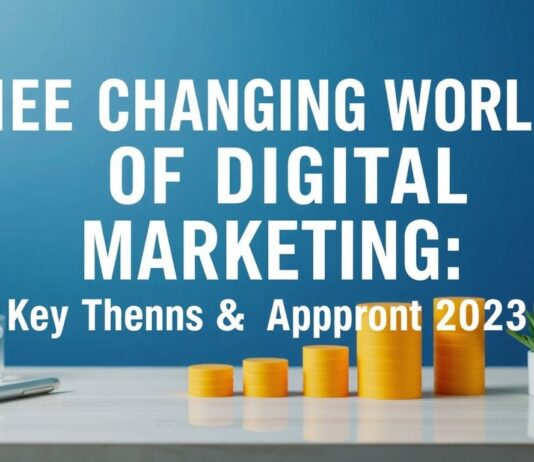 The Evolving Landscape of Digital Marketing: Trends and Strategies for 2023 The Changing World of Digital Marketing: Key Trends and Approaches for 2023